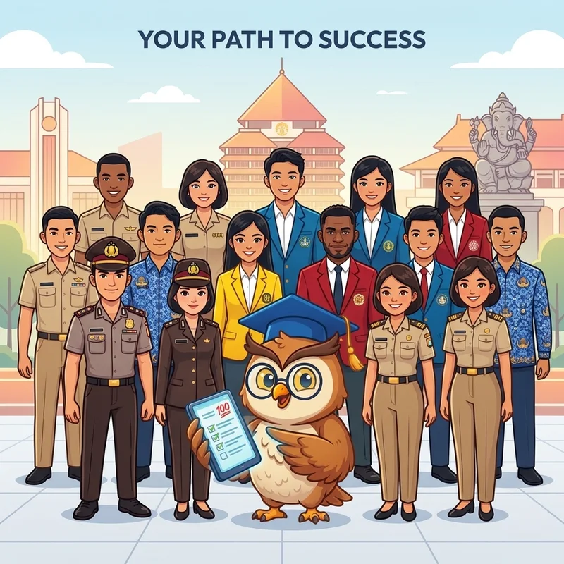Pelajar Indonesia lulus perguruan tinggi, sekolah kedinasan, CPNS, dan Polri